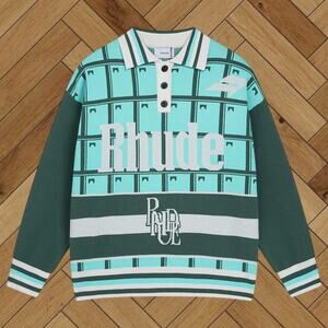 Men's Green Knit Sweater by Rhude